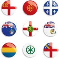 World Flag buttons N45