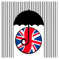 London rain