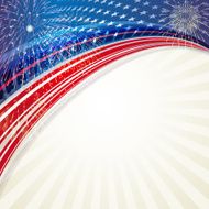Independence Day background Fireworks and stars