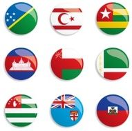 World Flag buttons N47