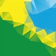 Abstract Brazilian flag background