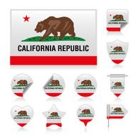 California flag set