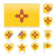New Mexico flag set