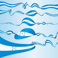 Set of Honduran Banners