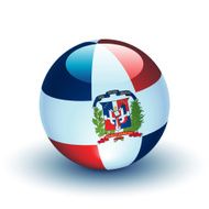 Dominican Republic Flag Sphere