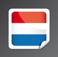 Dutch flag button