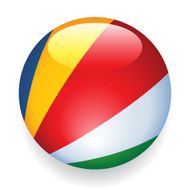 World Flag Button Seychelles