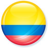 Colombia Flag Super Glossy