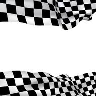 Background checkered flag