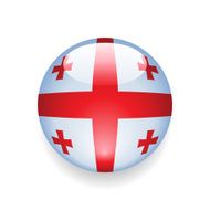 World Flag Button Georgia