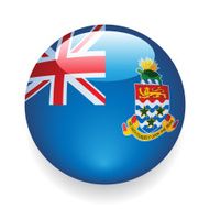 World Flag Button Cayman Islands