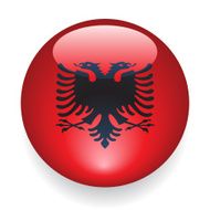 World Flag Button Albania