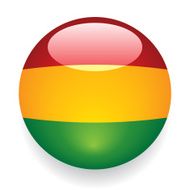 World Flag Button Bolivia