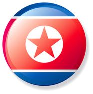 Flag Lapel Button - North Korea