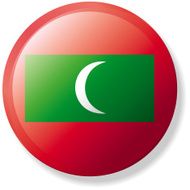 Flag Lapel Button - Maldives