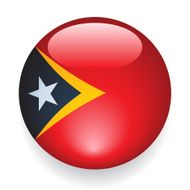 World Flag Button East Timor