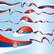 Set of Serbian Banners
