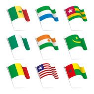 World flags waving N27