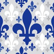Quebec Emblem seamless pattern