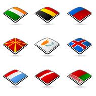World flags collection A 5 10