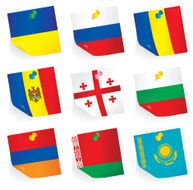 Eastern European Union Flags