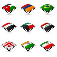 World flags collection A 10 10
