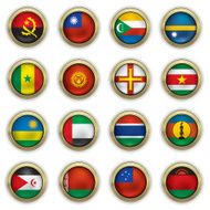 World Flag buttons N48