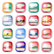National Flag Buttons N11