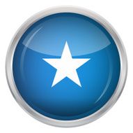 Glossy Button - Flag of Somalia N4