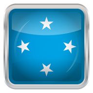 Glossy Button - Flag of Micronesia N3