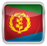 Glossy Button - Flag of Eritrea N4