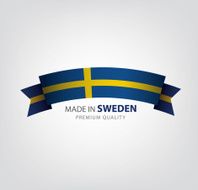Made in Sweden Swedish seal Flag (Vector)