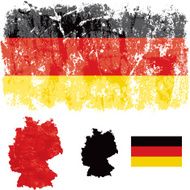 Germany grunge flag