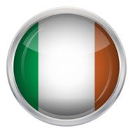 Glossy Button - Flag of Ireland N3
