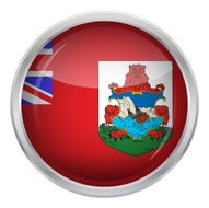 Glossy Button - Flag of Bermuda N3
