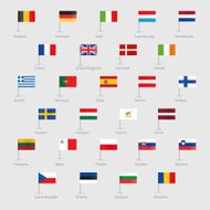 Flags of EU countries N3