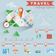 Travel Planning Illustrated Infographics N4