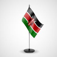Table flag of Kenya N2