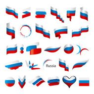biggest collection of vector flags Russia N2