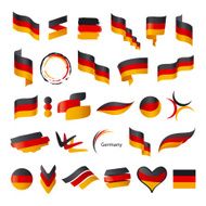 biggest collection of vector flag Germany N2