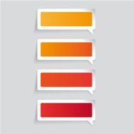 Empty label vector speech bubble