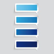 Empty label vector speech bubble N3