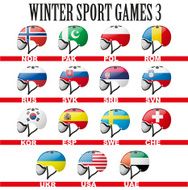 Ski snowboard helmets goggles icons N3