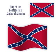 Rebel flag still and waving