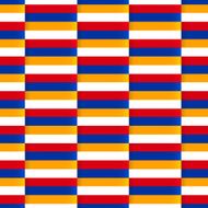 Seamless vector pattern with flag of Armenia