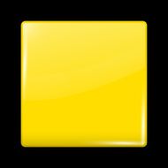 Brunei Sultanate Flag Glassy Icon Square Shape