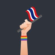 thailand flag &amp; Sexuality symbol N2