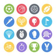sport icons set