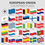 European Union flags N8