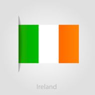 Ireland flag vector illustration